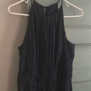 Navy Blue Bridesmaid Full Length Size 14 Dress
